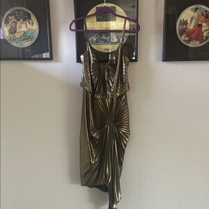 Georgia Hardinge NWT Gold Dress